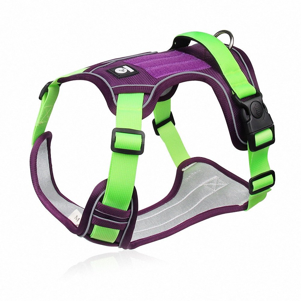 Reflective Oxford Cloth Dog Chest Harness - Image 15